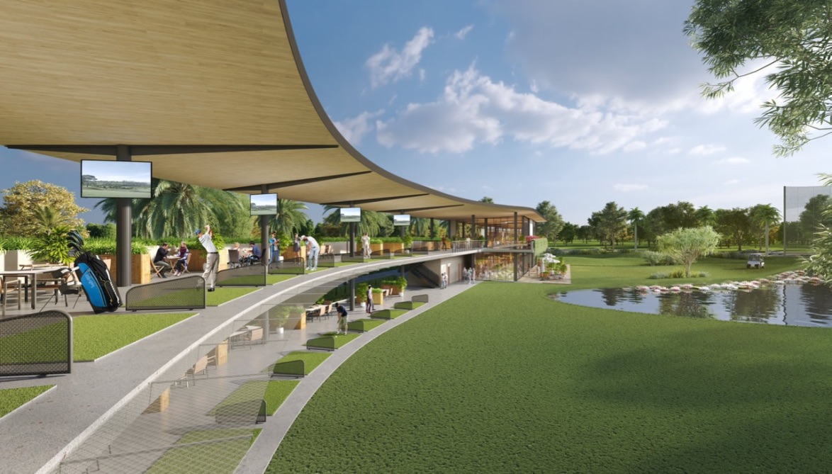 Dự án Stella Mega City sở hữu sân tập Golf